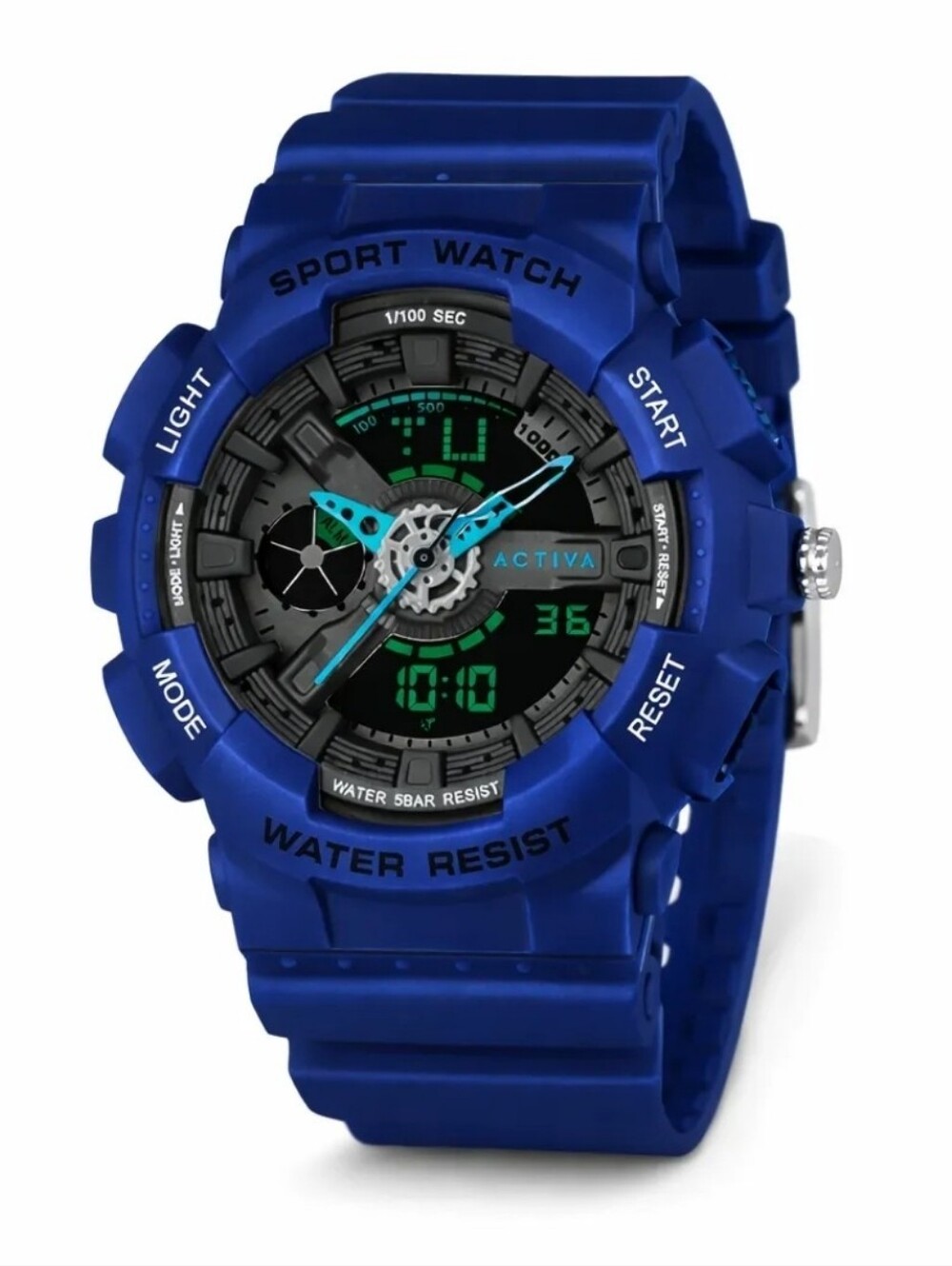 NWT ACW499-018 Activa Pixel X Invicta Digital Men's Chronograph Watch - 50mm